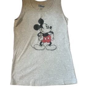 Disney Gray Tank Top with Mickey Mouse Design
